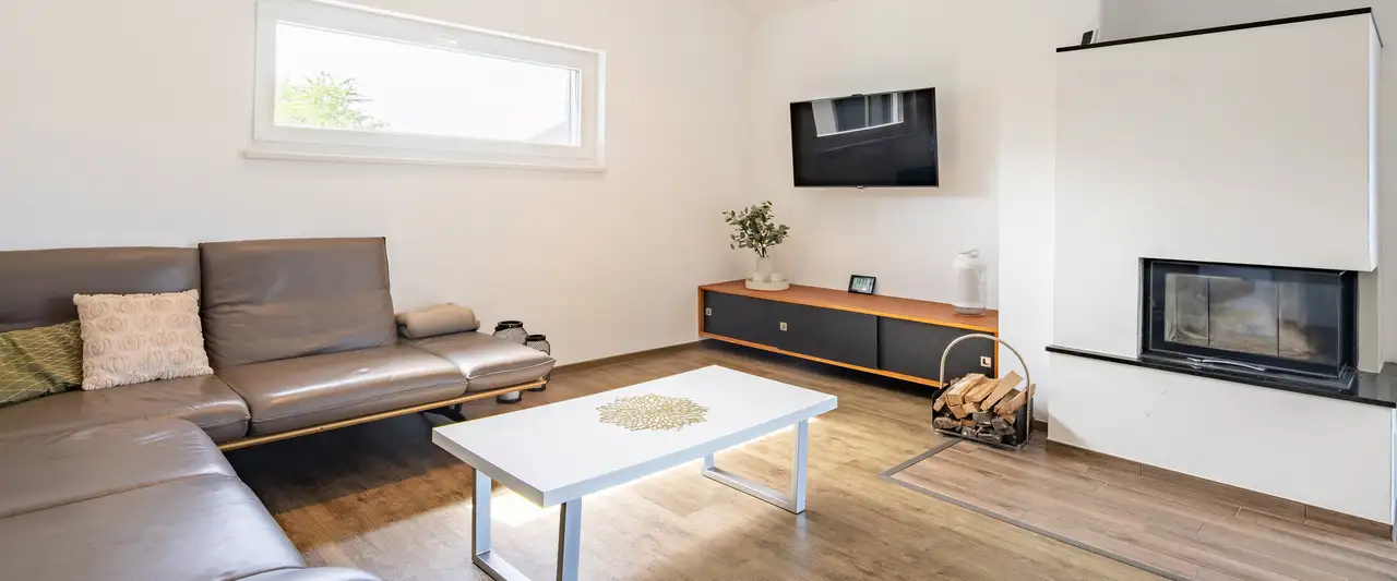 Bungalow mit versetztem Pultdach