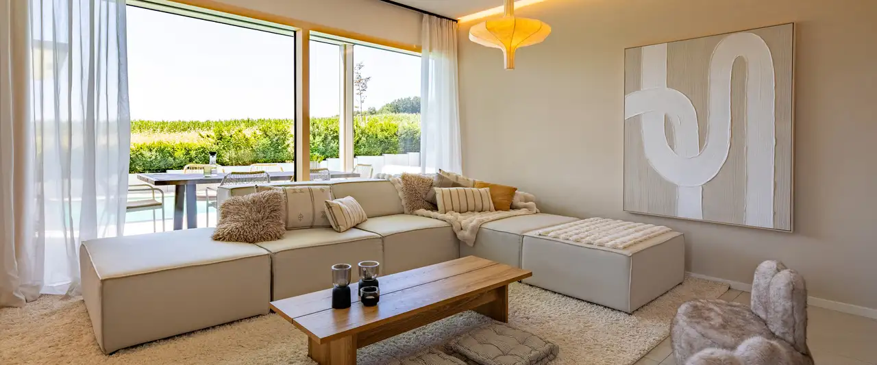 Flachdachbungalow mit Garage