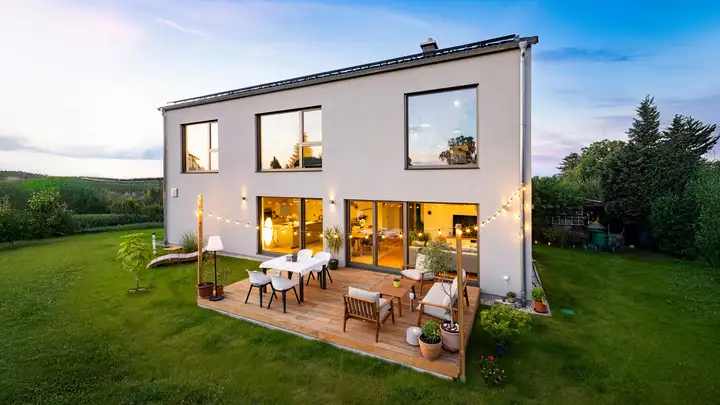 Singlehaus auf schmalem Grundstück