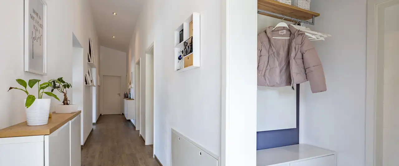Bungalow mit versetztem Pultdach