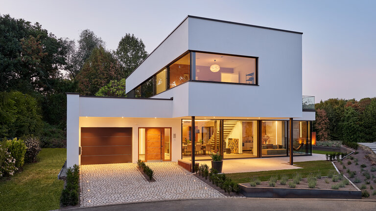 Musterhaus Bad Vilbel bei Frankfurt - Außenansicht Musterhaus Bad Vilbel bei Frankfurt - Außenansicht