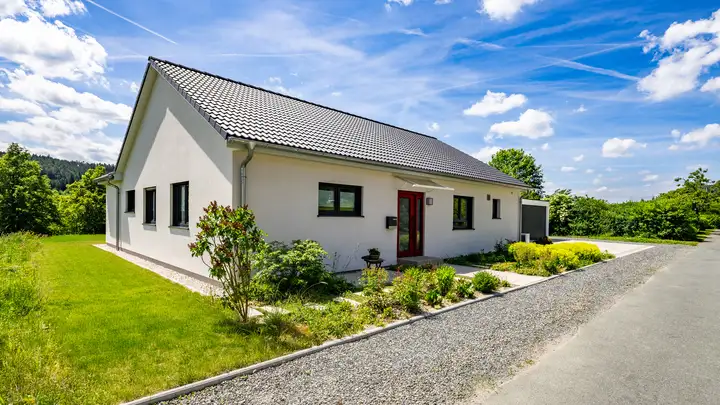 Bungalow mit Satteldach
