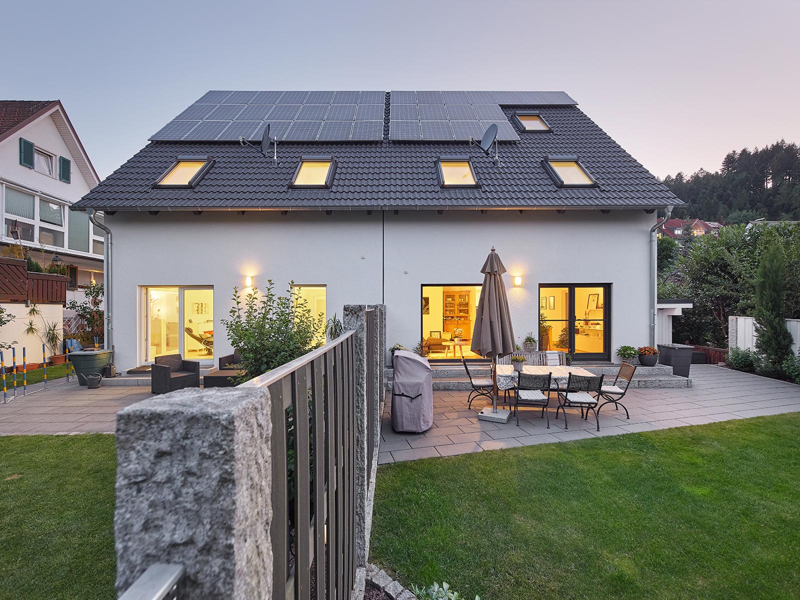 Doppelhaus Mit Satteldach Satteldach Klassik 148 Luxhaus Kundenhaus Luxhaus