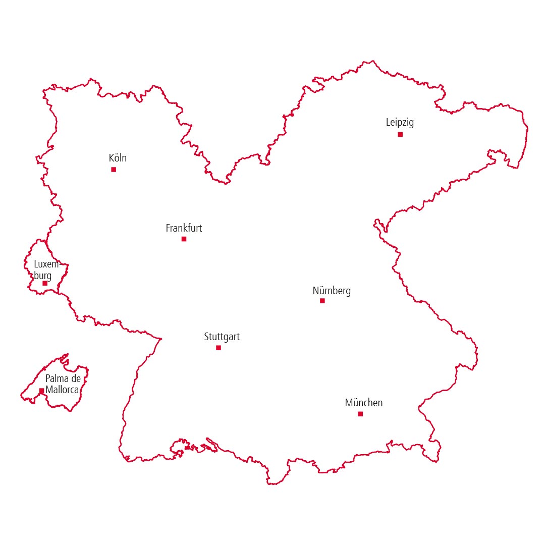 Regionaler Hausanbieter - Liefergebiete im Überblick Regionaler Hausanbieter - Liefergebiete im Überblick